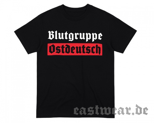 T-Shirt Blutgruppe Ostdeutsch 1